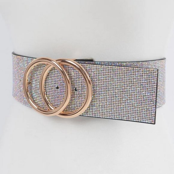 The Iris Rhinestone Waist Belt - Picture 3 of 4
